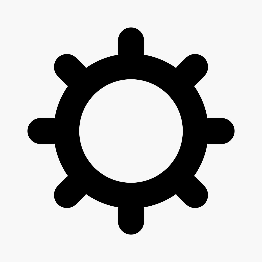 Иконка «Тонкакя шестеренка» | MyWebIcons